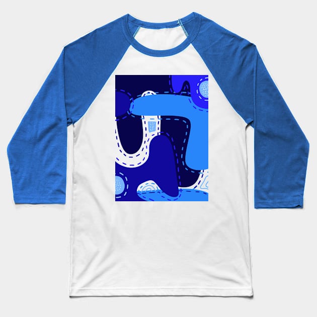 Spirit Blue Baseball T-Shirt by nelateni